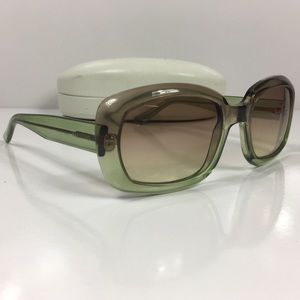 1970s Mod Valentino Green and Pink Ombre